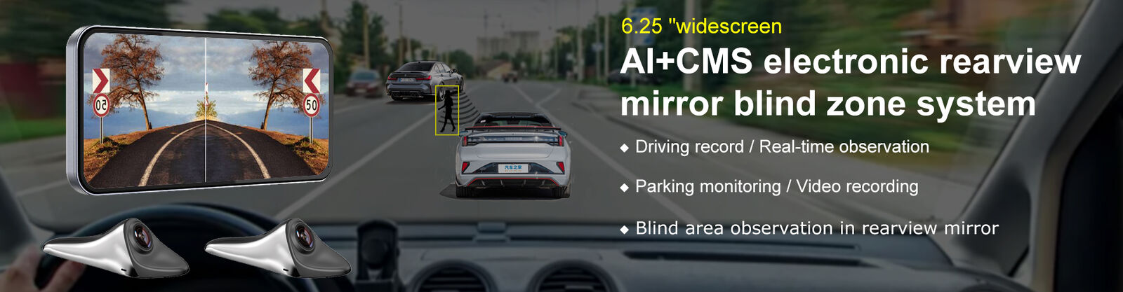 caméra de voiture de vision nocturne