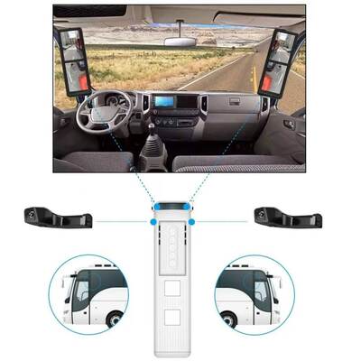 Qualité  Large 15.88Inch 2.5D Touch Screen Electronic Rearview Mirror With Waterproof Reverse Backup Camera Monitor for Yutong Bus usine