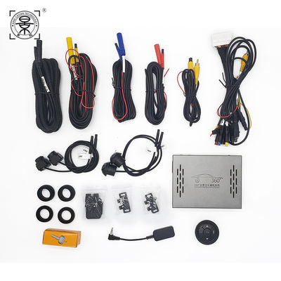 Système de caméra de voiture panoramique 360° 3D HD 1080P Bird Eye View Surveillance complète du stationnement pour voitures universelles IP68