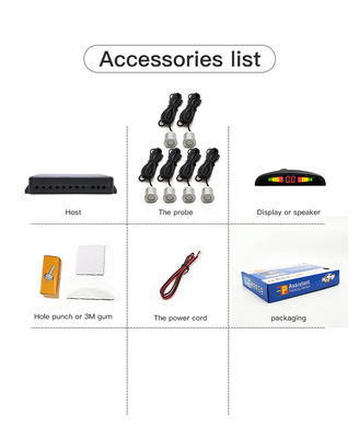Capteur de stationnement intelligent pour autocar, détection avant et arrière, assistance au stationnement automatique, dispositif de sécurité de stationnement de véhicule, capteur de voiture universel