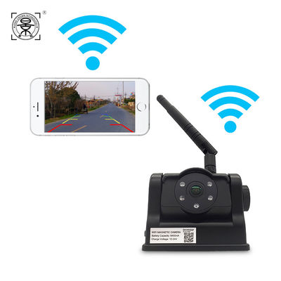 Caméra de sécurité portable de 6800 mAh Wifi pour voiture réglable à angle inverse Caméra de sécurité sans fil