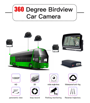 Systèmes inverses imperméables DC12V 24V de caméra de voiture de Digital 360