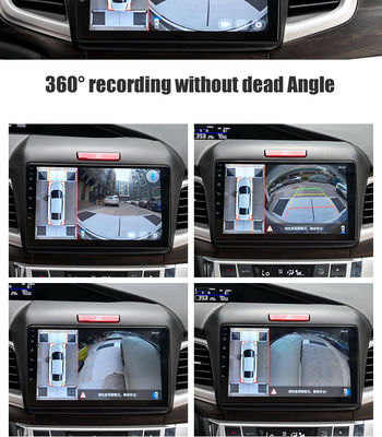 10 Inch 360° Panoramic All-in-One Vehicle Camera System 3D Surround View 1080P with GPS 4G WiFi Custom OEM ODM Available