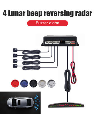 Kit de capteurs de stationnement de voiture à écran LED 4 capteurs de marche arrière à ultrasons IP68 étanche à l'eau