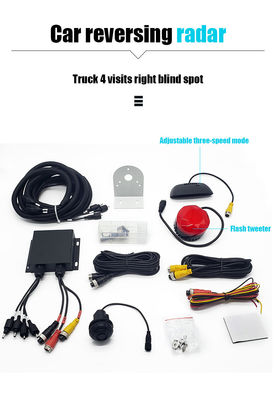 Sécurité en gros de l'usine IP67 Résister à basse température Étanche au vent Parking 4 Sensor Système radar Détecteur d'avertissement Alarme vocale