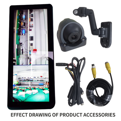 Magnétoscope arrière des miroirs de vue du véhicule IP67 plein HD 1080P 2CH Dual Camera DVR