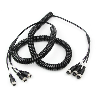 4 étirables FCC d'accessoires de caméra de funiculaire d'extension de ressort d'aviation de PIN Black 3 à 3