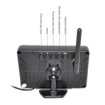 DC12V-24V 5 Inch Wireless LCD Monitor Night Vision Backup Camera System for RV Truck Trailer Bus OEM ODM