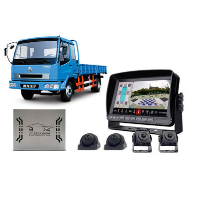 Caméra de vue arrière de voiture 12V HD Birds Eye Caméra d'arrière TFT-LCD Moniteur de stationnement