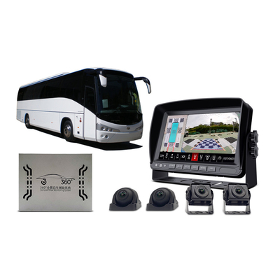 Écran du système de navigation de multimédia de voiture de caméra de Front Rear Side View Backup IP68 IPS