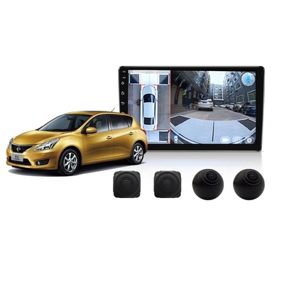 Le système de caméra de voiture de l'appareil d'enregistrement sur bande magnétique de véhicule d'IP69 720P 360 évitent la tache aveugle