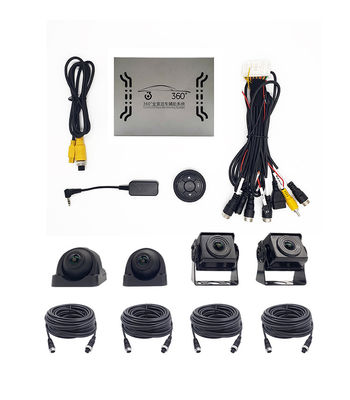 360° Surround View and Navigation Camera System for Heavy Vehicles with Night Vision