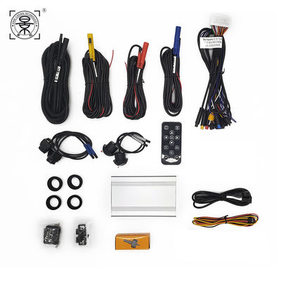 Advanced 360° Vehicle Monitoring System with HD Cameras for Parking and Collision Prevention