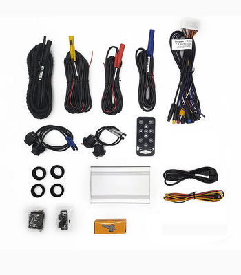Complete Surround View Camera System for Vehicles with Wide-Angle Lens with HD Clarity