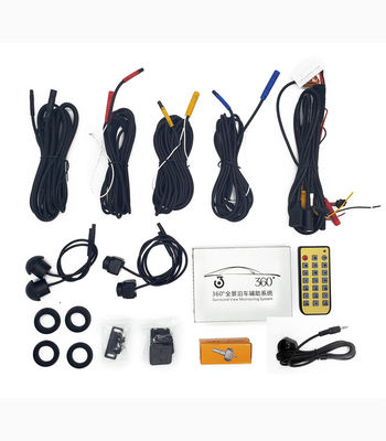 Système de caméra de voiture AHD 1080P 360° pour les installateurs automobiles avec une couverture complète pour le stationnement et le recul