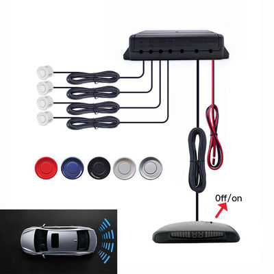 LED Display Car Reverse Backup Radar System 4 Sensors Buzzer Warning Alarm Parking Sensor Kit