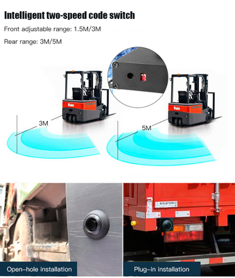 Signal sonore de sonnerie de systèmes de capteur de stationnement de moniteur de tache aveugle de détecteur du radar IP67 pour des camions