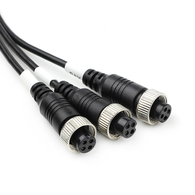unité centrale antidéflagrante de câble de vidéo d'extension de 8m 4 Pin Rear View Camera Cable imperméable