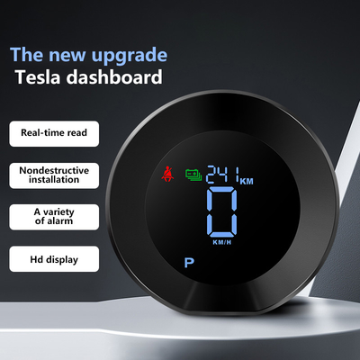 HUD 4,3&quot; groupe fait sur commande d'instrument d'affichage à cristaux liquides de tableau de bord de Tesla Digital d'écran tactile
