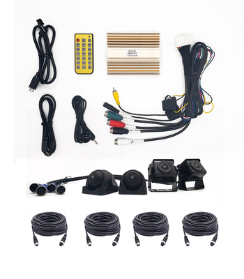 Caméra de secours RoHS de cadre de plat de permis d'audition de caméra de voiture de la vision IP67 nocturne