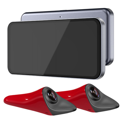 2 canaux tableau de bord Caméra de voiture Dvr double 720P Rétroviseur Rétroviseur Enregistreur vidéo Vision nocturne