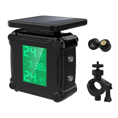 Système de surveillance de la pression pour motos avec moniteur 1,5 ̊ Vérifiez la pression de votre pneu pendant la conduite