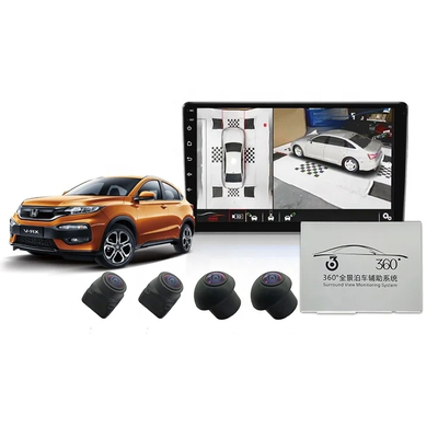 Caméra de voiture à plaque d'immatriculation de vision nocturne avec connecteur AV d'enregistrement à puce universelle