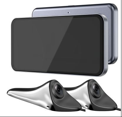 Caméra de tableau de bord à écran tactile AHD de 6,25 pouces 1080P, système de surveillance de véhicule BSD, Vision nocturne, étanche IP68