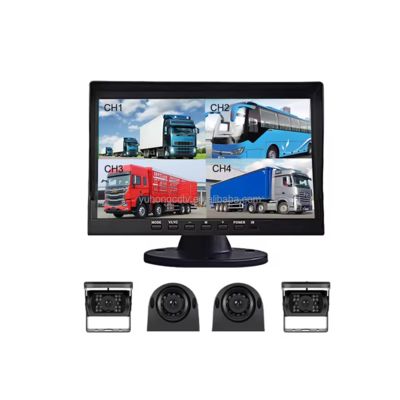 Système de visualisation 360° environnante avec résolution HD de bus Idéal pour une couverture complète du véhicule et un stationnement sûr