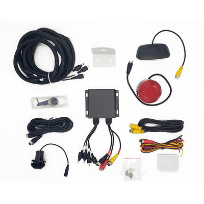 Système de caméra de recul avec 4 capteurs radar, kit de capteurs de stationnement avec alarme buzzer pour une marche arrière de voiture sûre, accessoire de sécurité automobile, vision nocturne HD