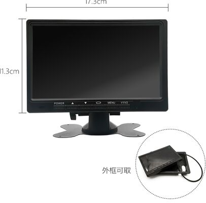 Système DVR mobile à 4 canaux avec moniteur VGA de 10 pouces, suivi GPS 4G et surveillance des conducteurs pour camions et véhicules de flotte