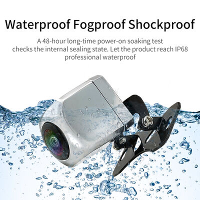 Caméra rétro HD en alliage avec grand angle de 170°, imperméable à l'eau IP68, lentille en verre complet pour voitures et camions