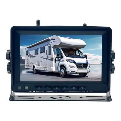 Moniteur DVR de camion sans fil haute définition, 7 pouces de vision nocturne WiFi solaire en marche arrière enregistreur de sauvegarde caméra pour Winnebago Travato RV en marche arrière