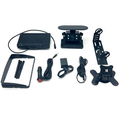 Caméra de vue arrière de l'assistance à l'inversion de voiture, caméra magnétique sans fil WiFi imperméable à l'eau et à batterie pour véhicule de tourisme / camion
