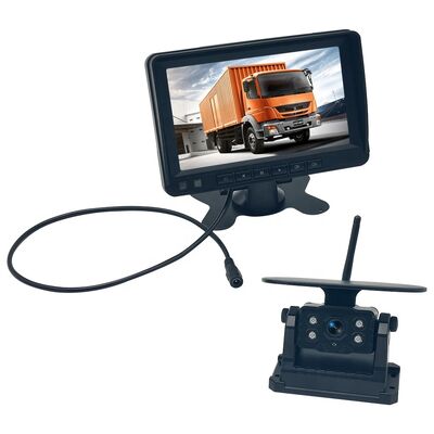 Caméra de tableau de bord de voiture wifi imperméable à l'eau 1080P pour camions RV, compatible Android, vision nocturne, détection de mouvement