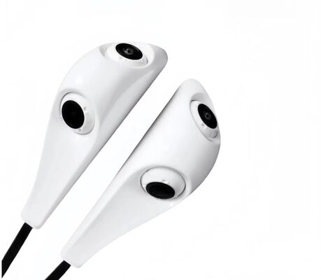 1080P AHD HD imperméable à l'eau point aveugle Caméra de vue latérale Pas d'autocollant de forage Monture porte de voiture universelle Caméra blanc et noir