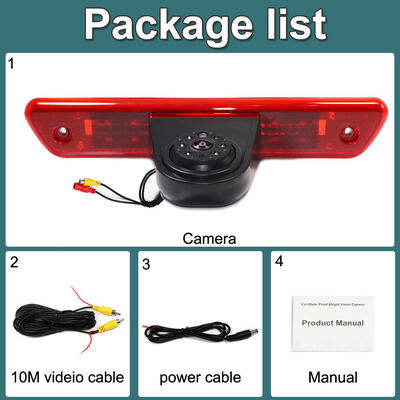 Caméra de recul de 3ème feu stop de remplacement pour Ford Transit F150 F250 F350 Camions Fourgonnettes 2014-2019 OEM