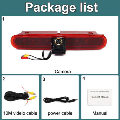 HD LED Brake Light Rear View Camera Special Parking Backup Camera for Volkswagen Caddy VW Caddy 2003-2015 OEM ODM Supported