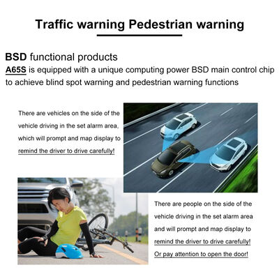 Caméra de recul AHD 1080P avancée avec design aileron de requin et écran de 6,25 pouces pour le stationnement et la surveillance des angles morts