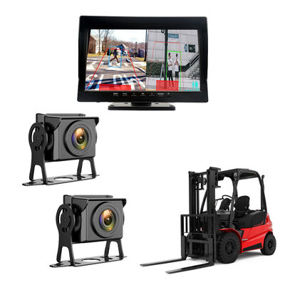 Système de surveillance personnalisable à 4 canaux pour grands véhicules avec vision nocturne et assistance au stationnement | Système de caméra de véhicule HD