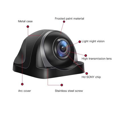 Système d'angle mort de camion AHD 1080P avec Vision nocturne IR et système de surveillance de véhicule étanche IP68