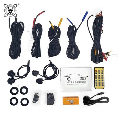 360 Panoramic Camera with 720P/1080P HD Resolution IP67/68 Waterproof and Infrared Night Vision for Vehicle Monitoring