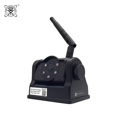Portable Wireless Backup Camera with 6800mAh Rechargeable Battery, Adjustable Viewing Angle and WiFi for Car Reversing Assistance