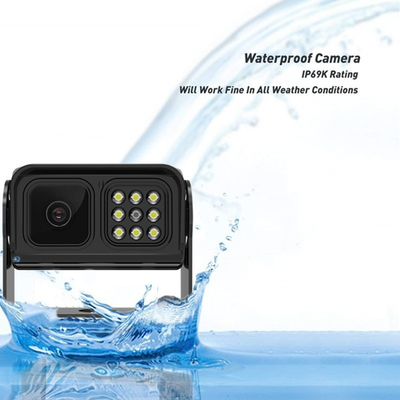 Starlight Night Vision Backup Camera with IP69K Waterproof 170° Ultra Wide Angle and Starlight Low-Light Vision for Heavy-Duty Vehicles