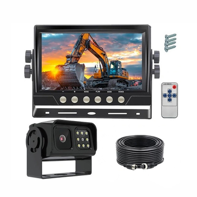 Kit de moniteur de véhicules lourds de 10' avec capteur de lumière des étoiles AHD 1080P IP68 étanche et système de caméra de vue arrière à angle large de 140 °