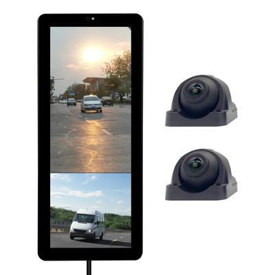 12.3 pouces Système de caméra de rétroviseur intérieur avec installation intérieure, détection d'angle mort BSD, système de surveillance d'aide au recul