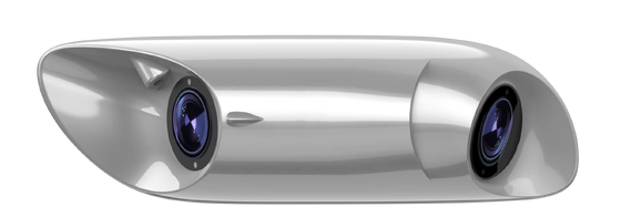 Dual Lens Blind Spot Monitoring Side View Camera 4PIN AHD 1080P Connector Vehicle Camera for Cars