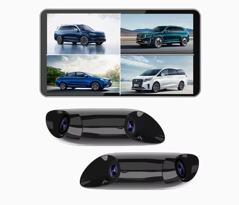 6.0 pouces HD Moniteur électronique de rétroviseur avec deux caméras à double point mort Système de surveillance de la sécurité automobile