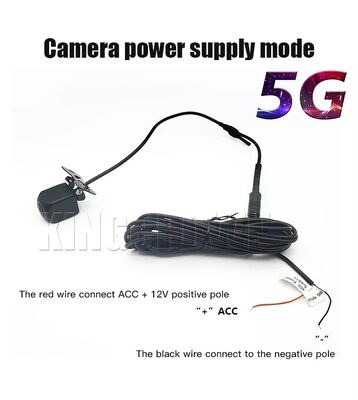Caméra de recul sans fil WiFi avec vision nocturne HD IP67 étanche et angle de vue de 140 degrés pour véhicules universels