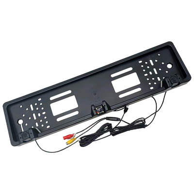 Vente à chaud de la caméra de cadre de plaque d'immatriculation de voiture de l'UE, IP67 imperméable à l'eau vue arrière de secours caméra de stationnement en marche arrière avec kit radar, OEM disponible